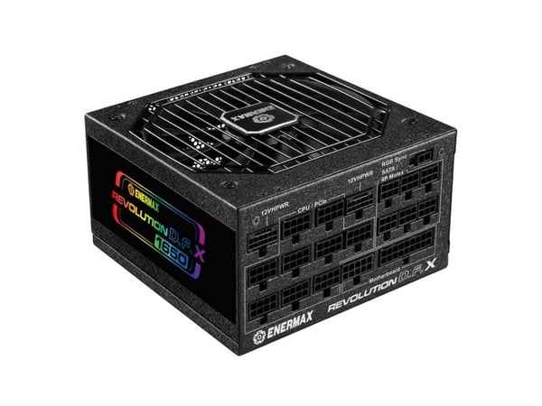 Enermax Revolution D.F. X - Strømforsyning (intern) - helt modulær - ATX12V 3.0 - 80 PLUS Gold - AC 115-240 V - 1650 watt