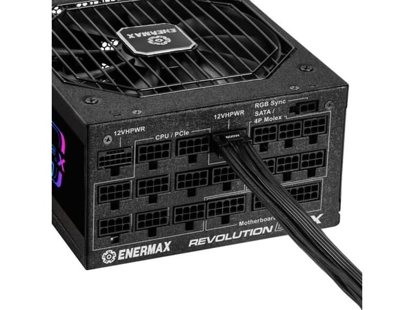 Enermax Revolution D.F. X - Strømforsyning (intern) - helt modulær - ATX12V 3.0 - 80 PLUS Gold - AC 115-240 V - 1650 watt