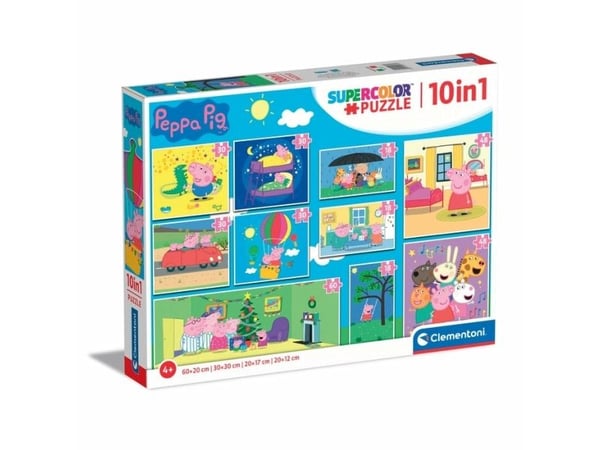 Clementoni Clementoni Puzzle 10in1 Peppa Pig. Peppa Pig 20271 Clementoni Clementoni Puzzle 10in1 Peppa Pig. Peppa Pig 20271