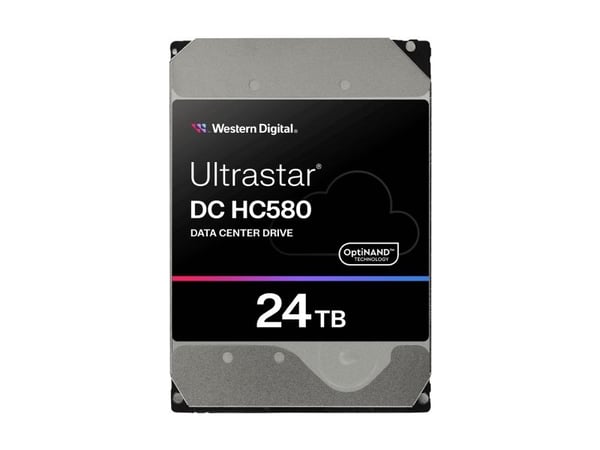 WD Ultrastar DC HC580 WUH722424AL5204 - Harddisk - Data Center - 24 TB - intern - 3.5" - SAS 12Gb/s - 7200 rpm - buffer: 512 MB