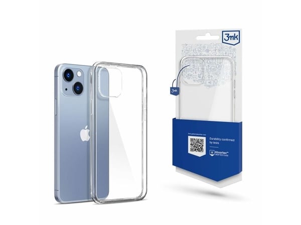 3mk Clear Case - Baksidesskydd för mobiltelefon - termoplastisk polyuretan (TPU) - transparent - för Apple iPhone 15