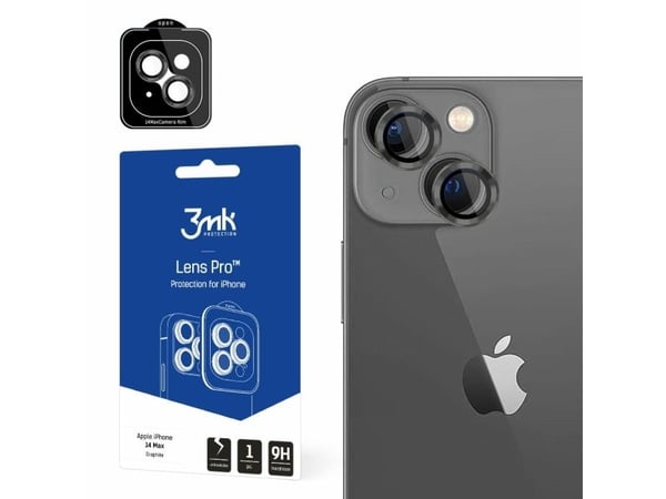 3MK Hybridilasi kameran linssille 3MK Lens Protection Pro Apple iPhone 14 Plus grafiitti/grafiitti