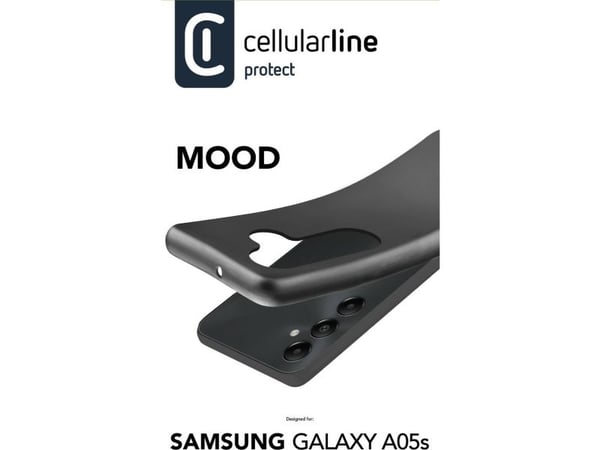 Cellularline 8018080474651, Etui, Samsung, Galaxy A05s, 17 cm (6.7"), Svart