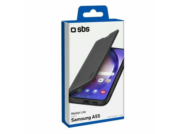 SBS TEBKLITESAA55K, Lommebokveske, Samsung, Galaxy A55, 16,8 cm (6,6"), Svart