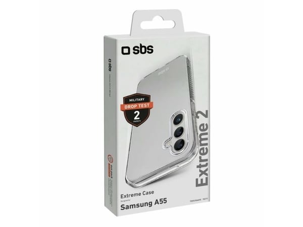 SBS TEEX2SAA55, Suojus, Samsung, Galaxy A55, 16,8 cm (6.6"), Läpinäkyvä