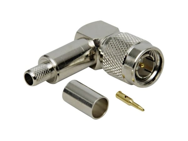 BKL Electronic 0405013/D TNC-liitin Pistoke, kulmikas 50 Ω 1 kpl