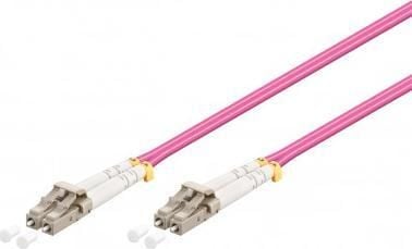 goobay - Nettverkskabel - LC multimodus (hann) til LC multimodus (hann) - 5 m - 5 m - fiberoptisk - 50 / 125 mikroner - OM4 - halogenfri - fiolett