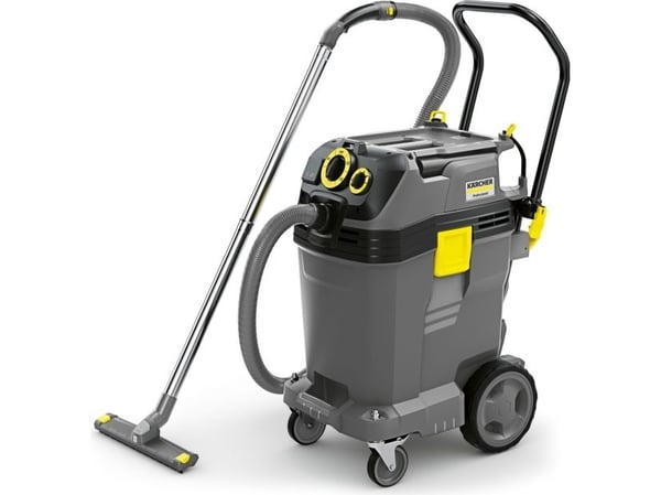 Kärcher NT 50/1 Tact Te L, 1380 W, Kuiva ja märkä, Pussiton, 50 L, 68 dB, Musta, Harmaa, Keltainen