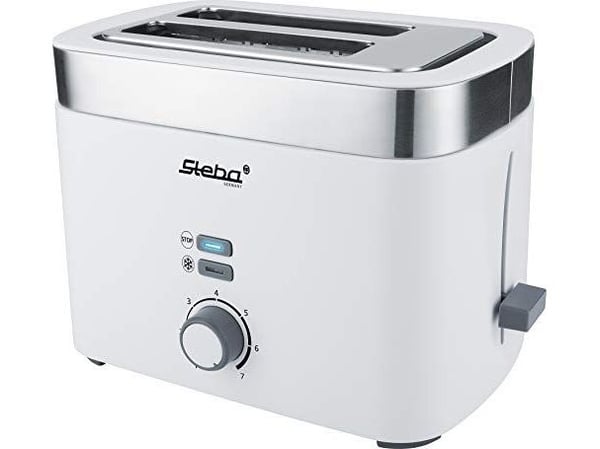 Steba TO 10 BIANCO, 2 viipale(i)ta, Hopea, Valkoinen, Muovi, Vipu, Rotaatio, 930 W, 220 - 240 V