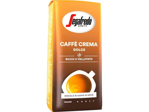 Segafredo Caffe Crema Dolce, 1 kg, Kaffemaskin, Lysbrent, Segafredo
