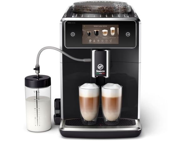 Saeco SM8780/00, Espressomaskin, 1,7 l, Kaffe bønner, Innebygd kaffekvern, 1500 W, Svart
