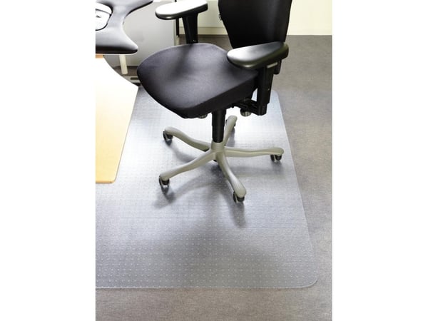 Stoleunderlag, Matting, 1200x1500 1,8mm, med pigge, plastik, transparent