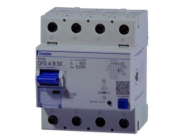 Jordfelsbrytare HPFI/HFI 63A 30mA 4P B AC/DC