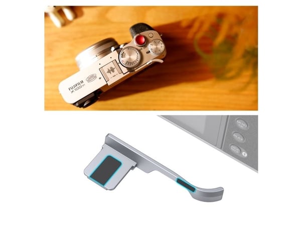 SmallRig 4566, Digitalkamera, tommelgrep, Fujifilm, X100VI / X100V, Sølv, Aluminium, Silikon, 66,4 mm