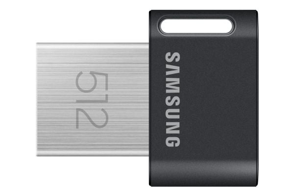 Samsung FIT Plus MUF-512AB - USB-flashstasjon - 512 GB - USB 3.2 Gen 1 - svart