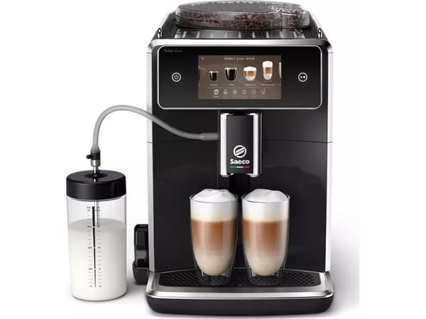 Saeco SM8780/00, Espressomaskin, 1,7 l, Kaffebönor, Inbyggd kvarn, 1500 W, Svart