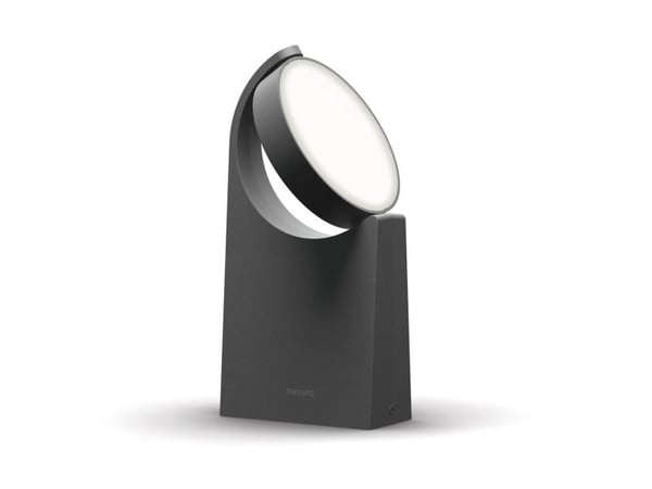 Philips Mimosa-sokkel/stilys, 7 W, Utendørs sokkel/stang-belysning, Antrasitt, Metall, IP44, Terrasse, Hage, I