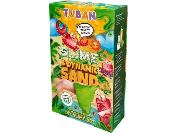 TUBAN DIY slime-sett med dynamisk sand XL