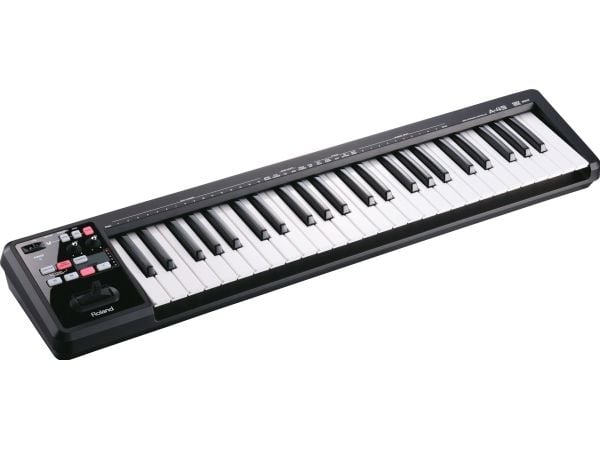 Roland A-49, 49 tangenter, Knappar, Rotations-, USB, 836 mm, 182 mm, 84 mm
