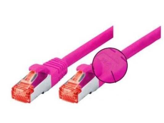 Tecline 1m Cat6 S/FTP, 1 m, Cat6, S/FTP (S-STP), RJ-45, RJ-45, Fiolblå