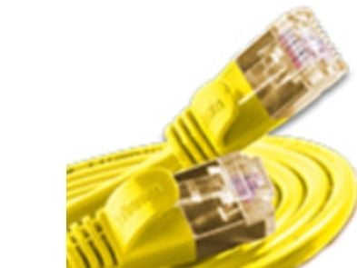 Triotronik F/UTP Cat6, 1.5m, 1,5 m, Cat6a, F/UTP (FTP), RJ-45, RJ-45, Gult