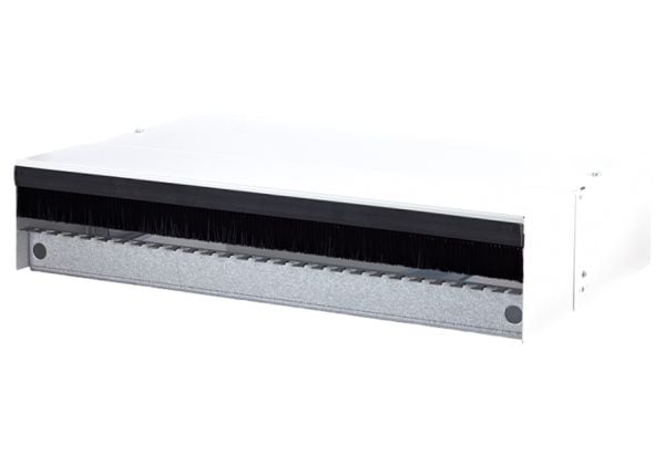 METZ CONNECT 130862-2H20E, Telinekiinnitys, 2U, Valkoinen