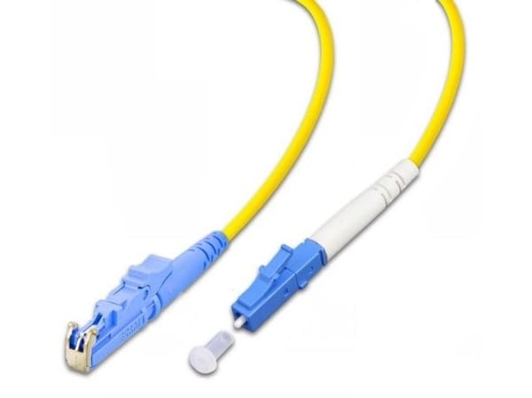 Lightwin LSP-09 E2-LC 5.0 fiberoptisk kabel 5 m E-2000 OS2 blå - gul (LSP-09 E2-LC 5.0)