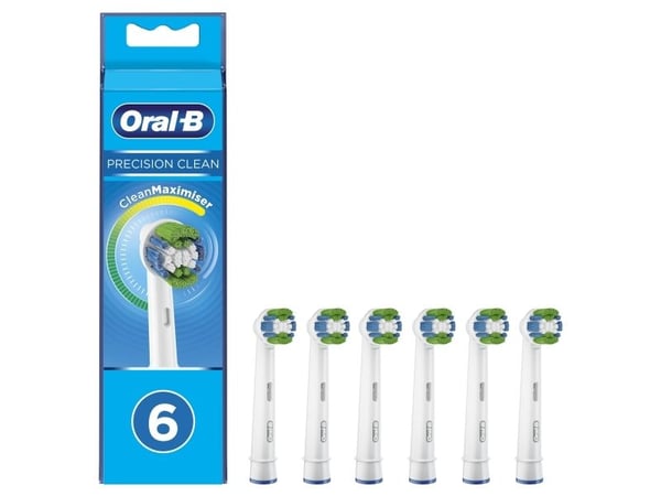 Oral-B Precision Clean 80339528, 6 stykker, Hvit, CleanMaximiser, Tyskland, Oral-B, 32,7 g