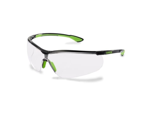 Uvex 9193265, Vernebriller, Lime, Svart, Polykarbonat, 1 stykker