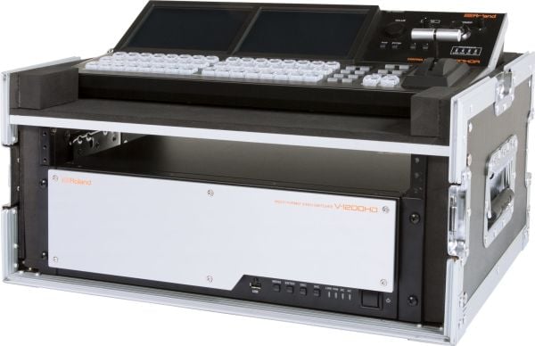 Roland RRC-V1200, Hård veske, DJ Mixebord, Aluminium, Sort, Sølv, Roland, Monokromatisk