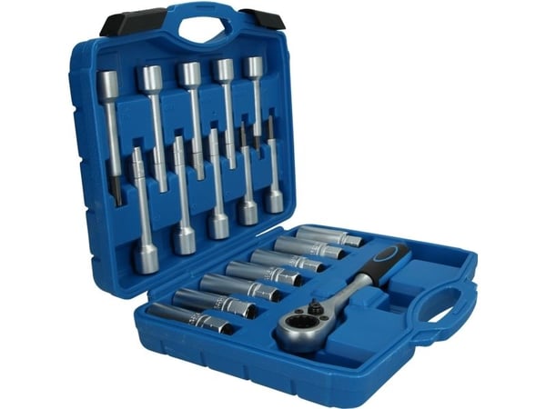 KS TOOLS Werkzeuge-Maschinen GmbH Iskunvaimentimen työkalusarja, 18-osainen (BT651250)