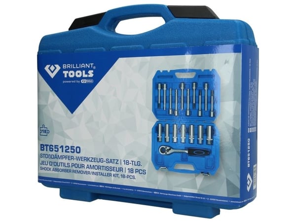 KS TOOLS Werkzeuge-Maschinen GmbH Iskunvaimentimen työkalusarja, 18-osainen (BT651250)