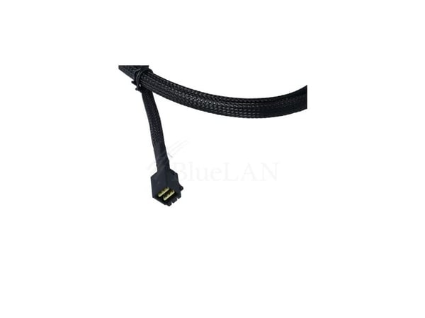 BlueOptics BLIS4343-80CM, 0,8 m, SFF-8643, SFF-8643, Rett, Rett, Hankjønn/hankjønn