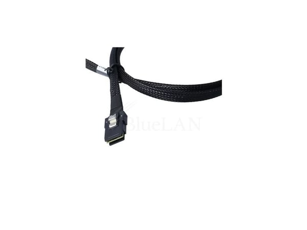 BlueOptics BLIS8787-80CM, 0,8 m, SFF-8087, SFF-8087, Rett, Rett, Hankjønn/hankjønn