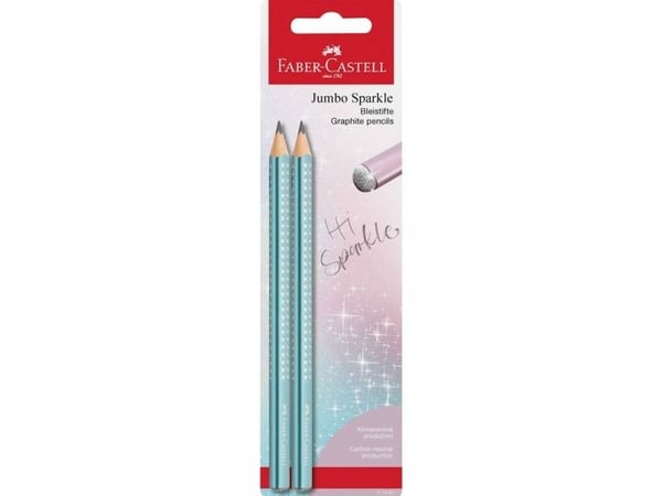Faber-Castell 111683, B, Blandade färger, Triangulär, Blåsa, 2 styck