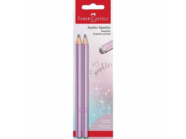 Faber-Castell 111683, B, Blandade färger, Triangulär, Blåsa, 2 styck