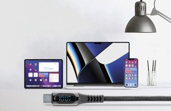 Cellularline 8018080456145, 2 m, USB C, USB C, Svart