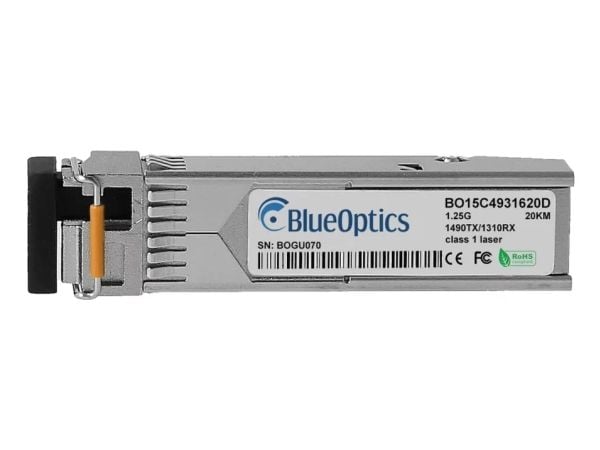 BlueOptics USFP-GB/SS14-3-BO, Fiber optisk, 1250 Mbit/s, SFP, LC, BX-D, 20000 m