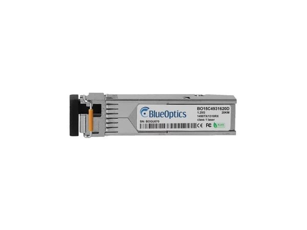 BlueOptics AT-SPBD20-14-EXT-BO, Fiber optisk, 1250 Mbit/s, SFP, LC, BX-D, 20000 m