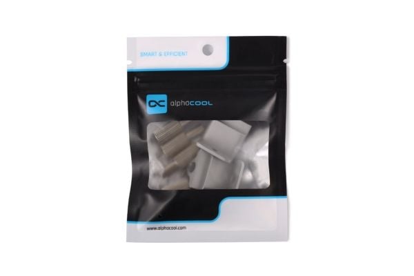 Alphacool 13538, Montering Sett, Aluminium, Sølv, CE, FC, RoHS, 19,8 mm, 19 mm