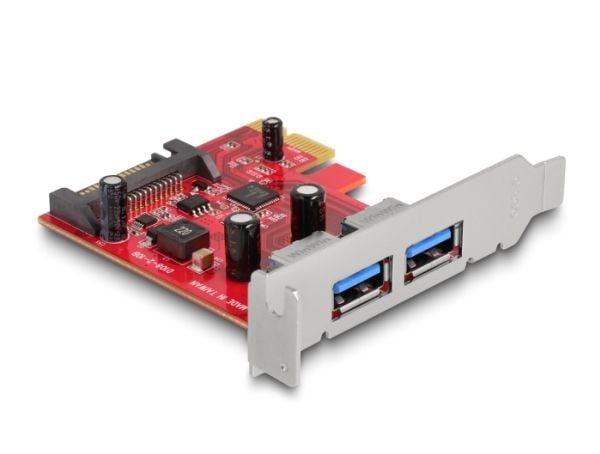 Delock - USB-adapter - PCIe 2.0 låg profil - USB-C 3.2 Gen 1 x 2