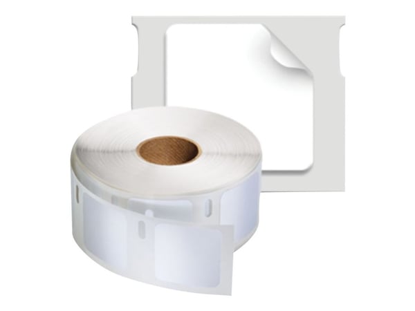 DYMO LabelWriter Address - Adhesiv - hvit - 25 x 25 mm 1700 etikett(er) (1 rull(er) x 1700) merkelapper - for DYMO LabelWriter 310, 315, 320, 330, ...
