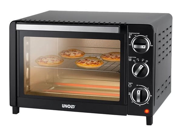 UNOLD 68875 Allround - Elektrisk ovn - 18 liter - 1.2 kW - svart