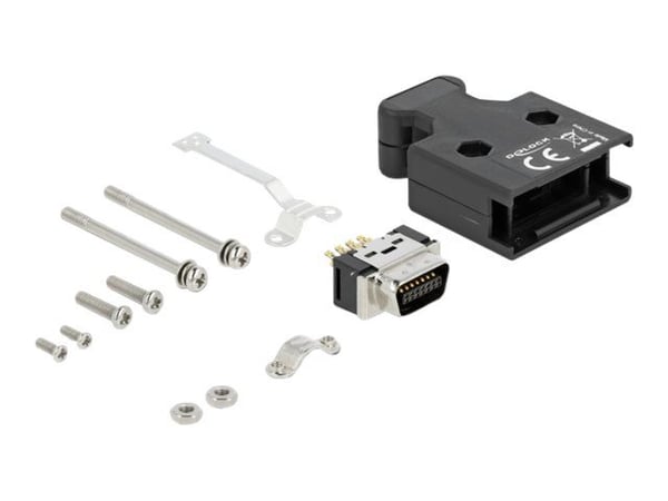 DeLOCK 66621, Cable boot, Musta, Muovi, MDR 14, 1 kpl, 29,5 mm