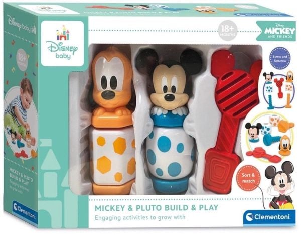 Clementoni Disney Baby - Baby Mickey Build and Play