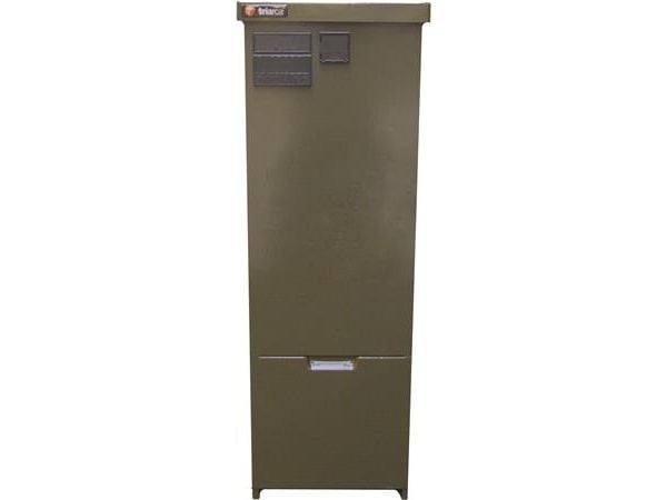 TRIARCA Kaapelikaappi Trilite P15 4-johdinkiskojärjestelmä 400A KxSxK 700x346x212mm 12,2kg Alumiini Vihreä