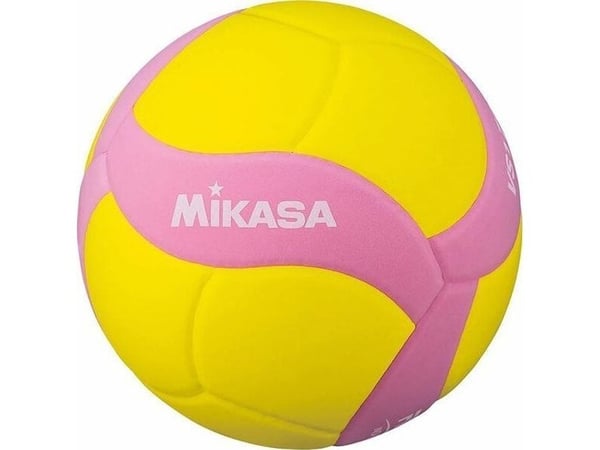 Kamuolys volleyball Mikasa geltona ir-rožinė VS220W (5)