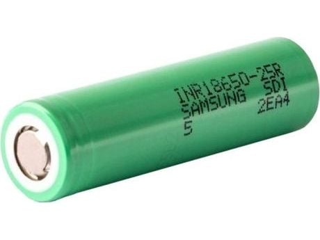 Samsung NR18650-25R Erikoisakku 18650 Korkean virran yhteensopiva, korkean lämpötilan kestävä, litteä litium 3.6 V 2500 mAh, litium 3.6 V 2500 mAh