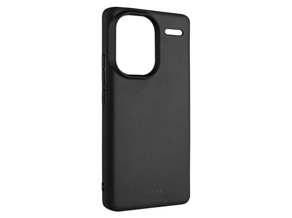 Fixed Story - Baksidedeksel for mobiltelefon - bløt gummi - svart - for Xiaomi Redmi Note 13 Pro+