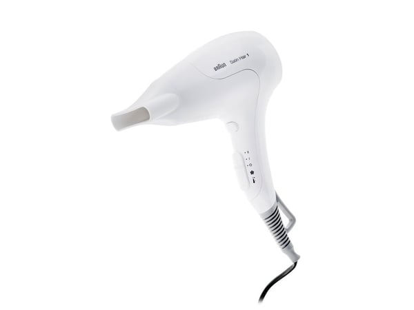 Braun Satin Hair 1 Power Perfection Hair Dryer with Styling Nozzle HD180 White